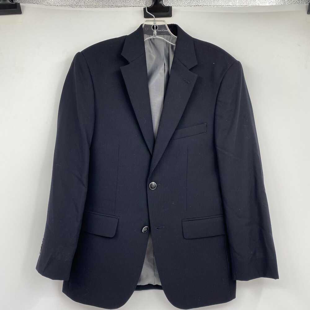 Pronto Uomo Black Wool-Synthetic Blazer | Regular 36 Short